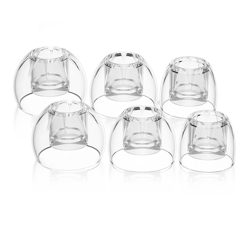 【KZ LS01】 High-Transparency Liquid Silicone Ear Tips for IEMs – Reduce Sibilance & Enhance Bass