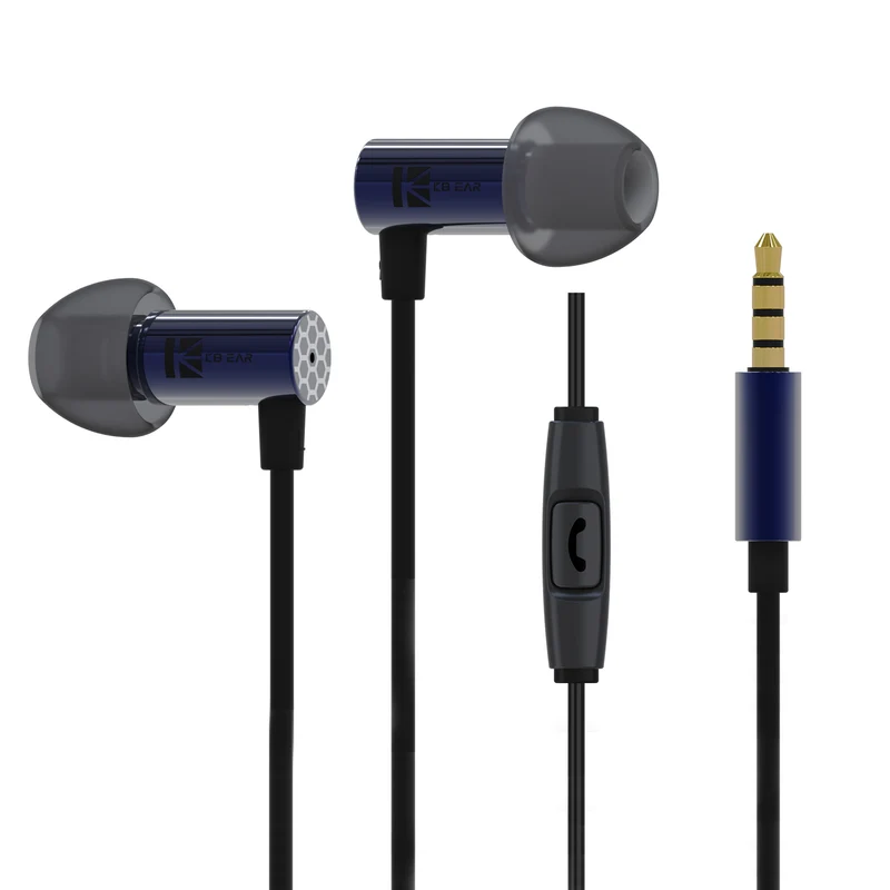 【KBEAR Little Q——Clearance】 Earphone 6mm Composite Diaphragm Wired Headphones Pop Music Headset Sleep Earbuds Sports Running IEM