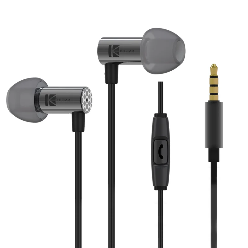 【KBEAR Little Q——Clearance】 Earphone 6mm Composite Diaphragm Wired Headphones Pop Music Headset Sleep Earbuds Sports Running IEM