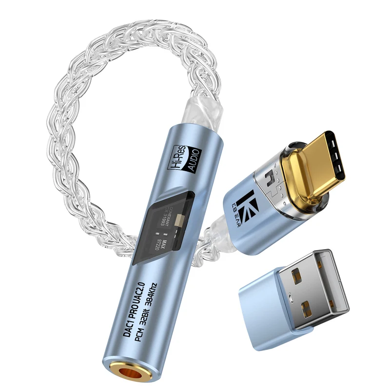 【KBEAR DAC1 PRO】 USB-C to 3.5mm Dongle DAC CX31993 DAC + MAX97220 Amp | Hi-Res Certified