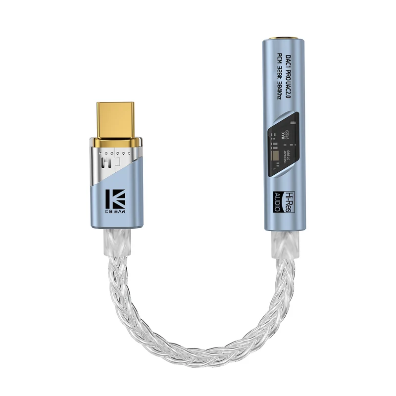 【KBEAR DAC1 PRO】 USB-C to 3.5mm Dongle DAC CX31993 DAC + MAX97220 Amp | Hi-Res Certified