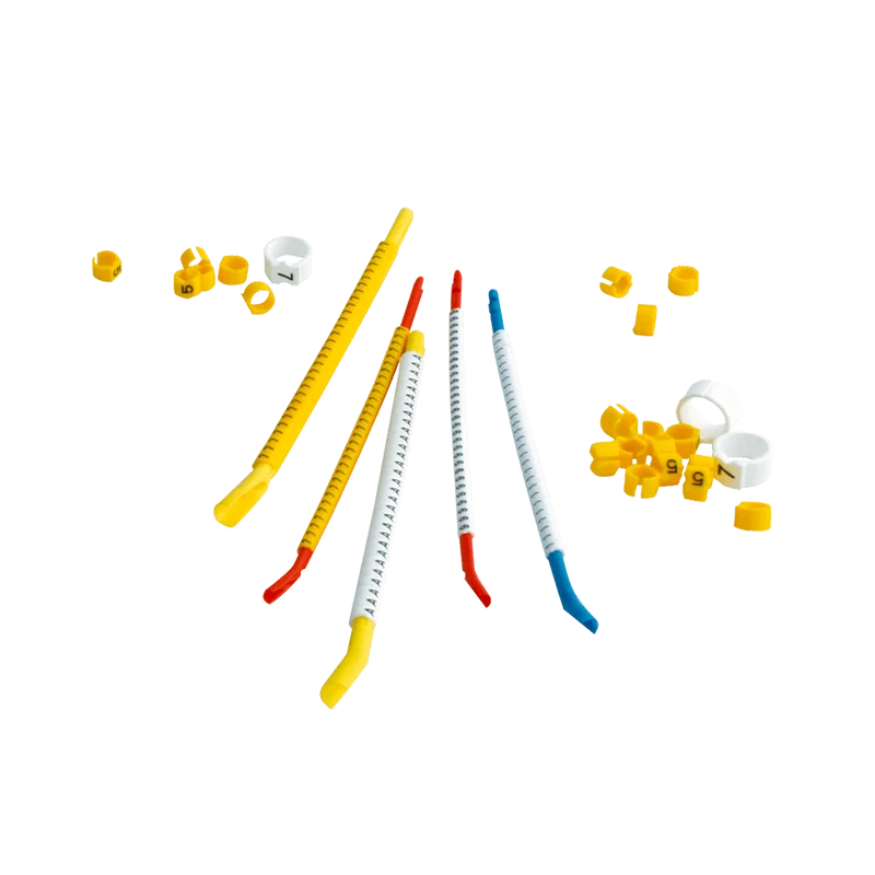 Kabelbeschriftung Clips (PAM Schnapptüllen)