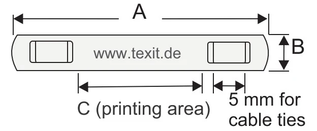 Kabelbeschriftung Edelstahl (EMS-TL)