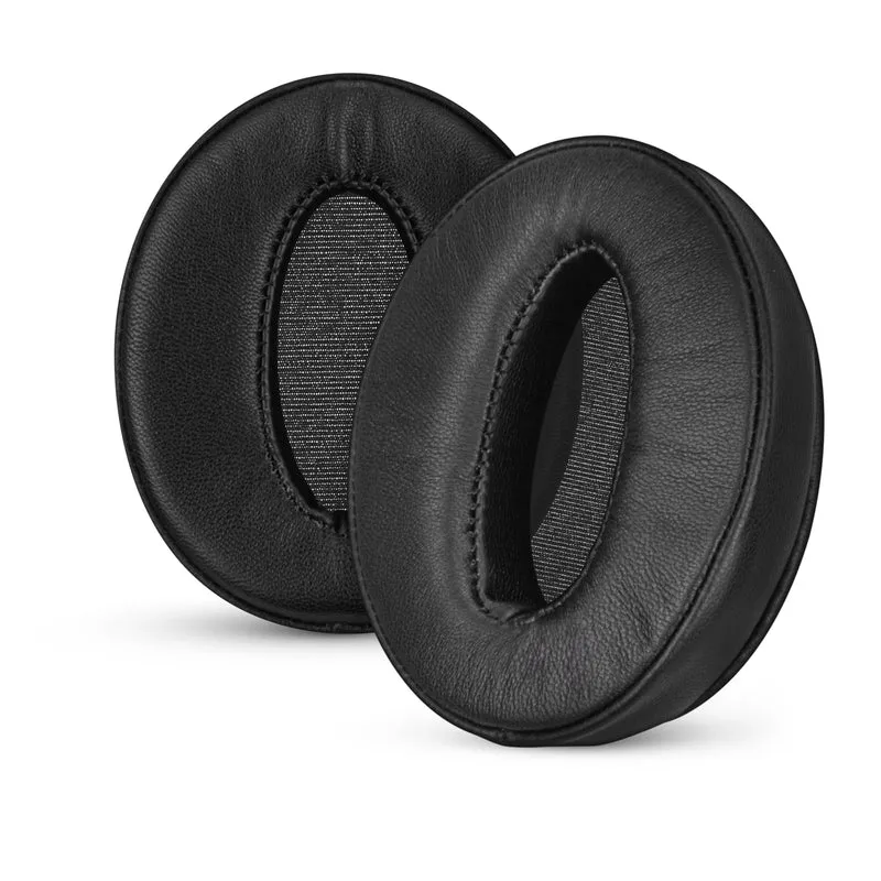 Pad Telinga Gantian untuk Sennheiser HD4.50BT HD4.50BTNC HD450BT HD4.50SE HD4.40BT HD4.30G HD4.20S HD458BT HD450 HD400S HD 350BT. Kulit Asli Lembut + Busa Memori