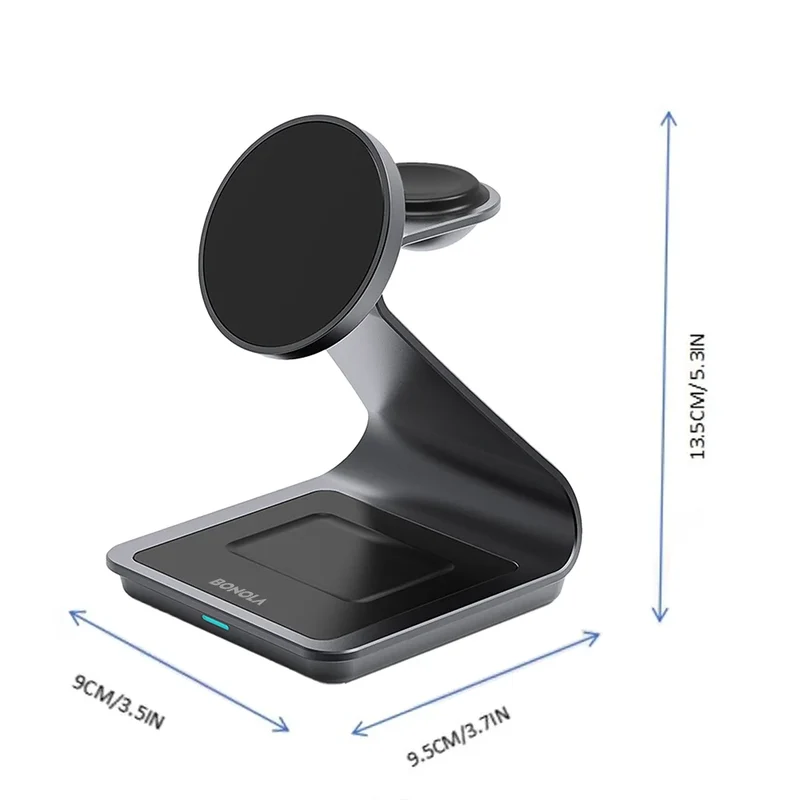Bonola 3-in-1 Magnetische Wireless Ladestation – 25W Schnellladung für Samsung