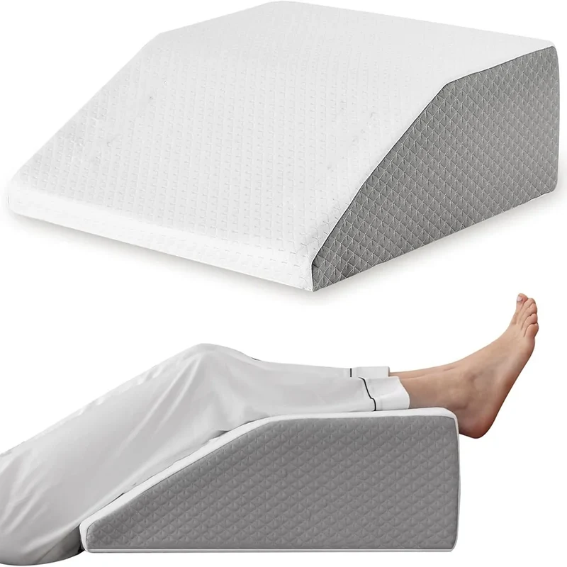 Beinhochlagerungskissen – 8 Zoll Leg Elevation Pillow mit Memory Foam
