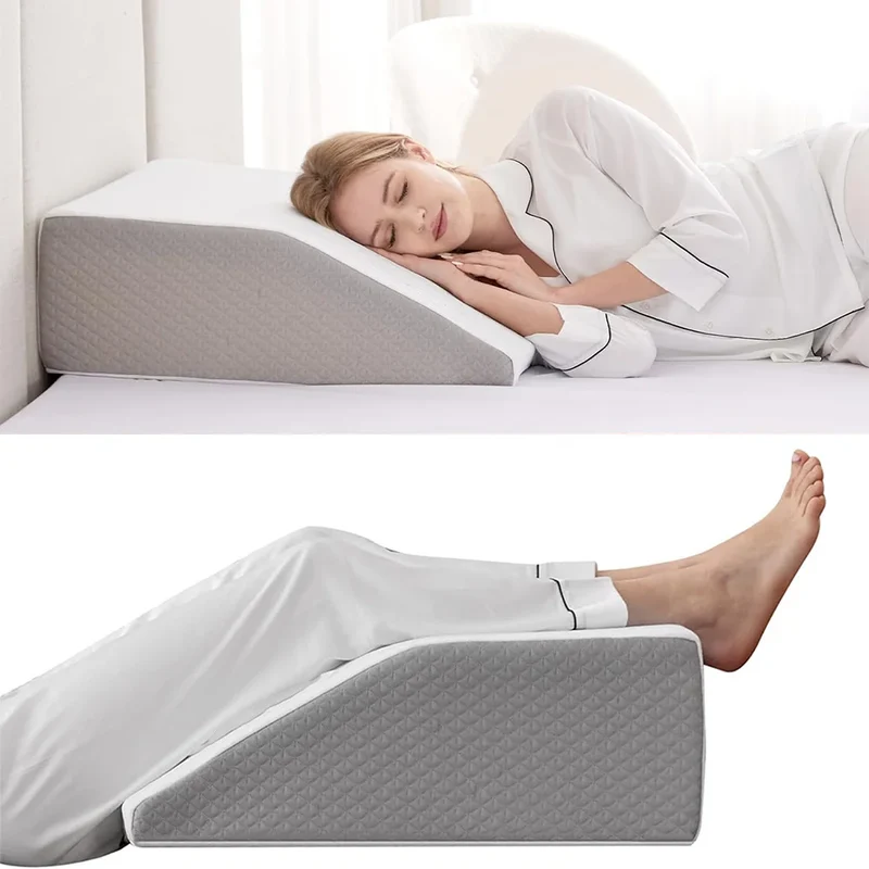 Beinhochlagerungskissen – 8 Zoll Leg Elevation Pillow mit Memory Foam