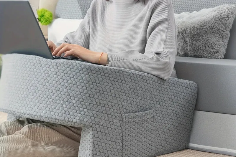Reading Pillow für Gaming & Entspannung – Extra Großes Armlehnenkissen mit Memory Foam