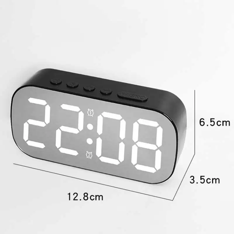 LED Digitaler Tischwecker – Kompakt & Modern