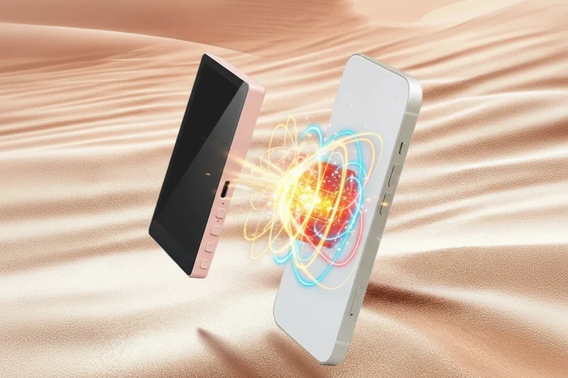Magnetischer Selfie-Monitor für Smartphone – Rückkamera Display für Vlog & Livestream