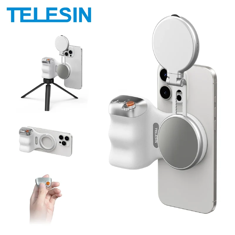 TELESIN Magnetischer Kamera-Handgriff für Smartphone