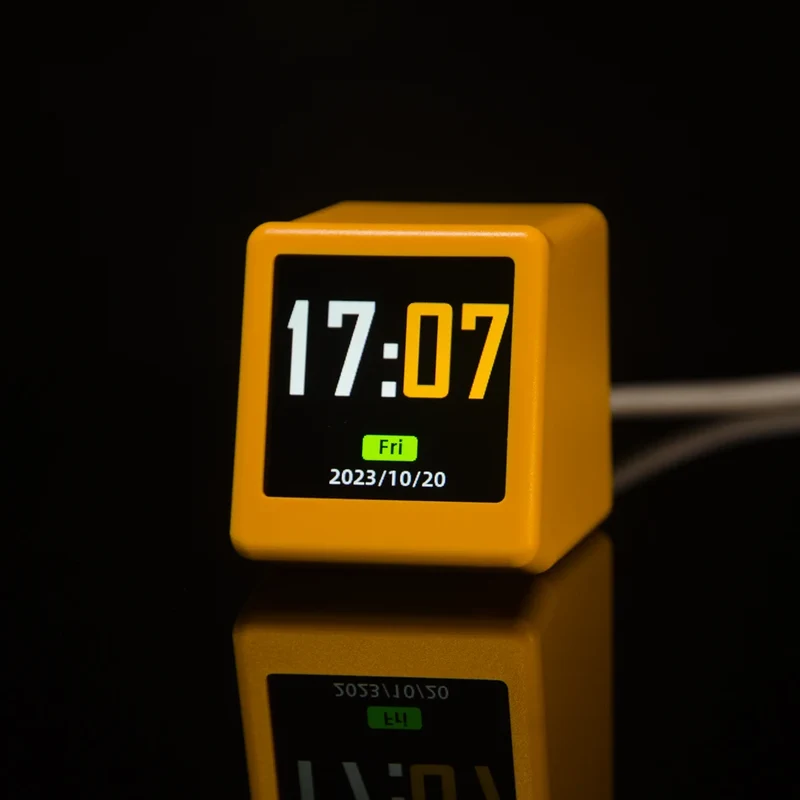 GeekMagic Ultra Smart WiFi Wetterstation & Smart Desk Clock mit GIF-Animation