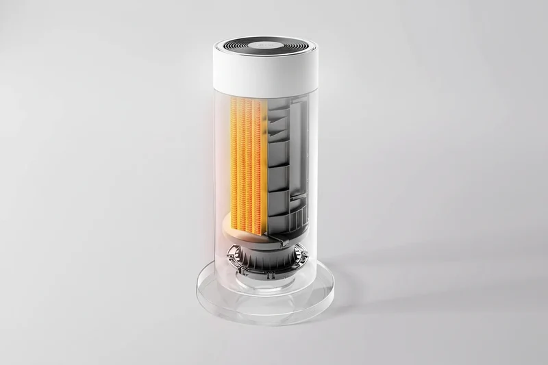Xiaomi Kompakter Heizlüfter 2000W – Schnellheizender Stand-Heater mit Oszillation