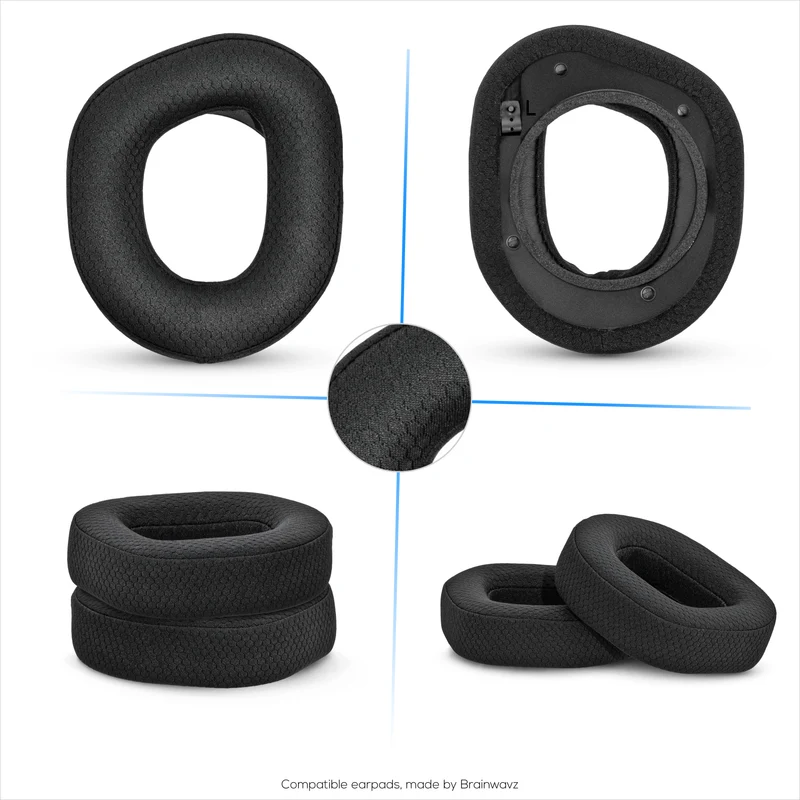 Ohrpolster aus atmungsaktivem Mesh-Gewebe für die kabellosen Headsets TurtleBeach Stealth 700 Gen 2 und Stealth 700 Gen 2 MAX, aus hochwertigem Memory-Schaum.
