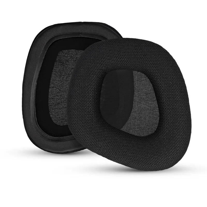Pad Telinga Fabrik Mesh untuk Corsair Void RGB Elite Wireless, RGB Elite USB, Fon Kepala Elite Surround, Fabrik Mesh Bernafas & Buih Memori Gred Tinggi