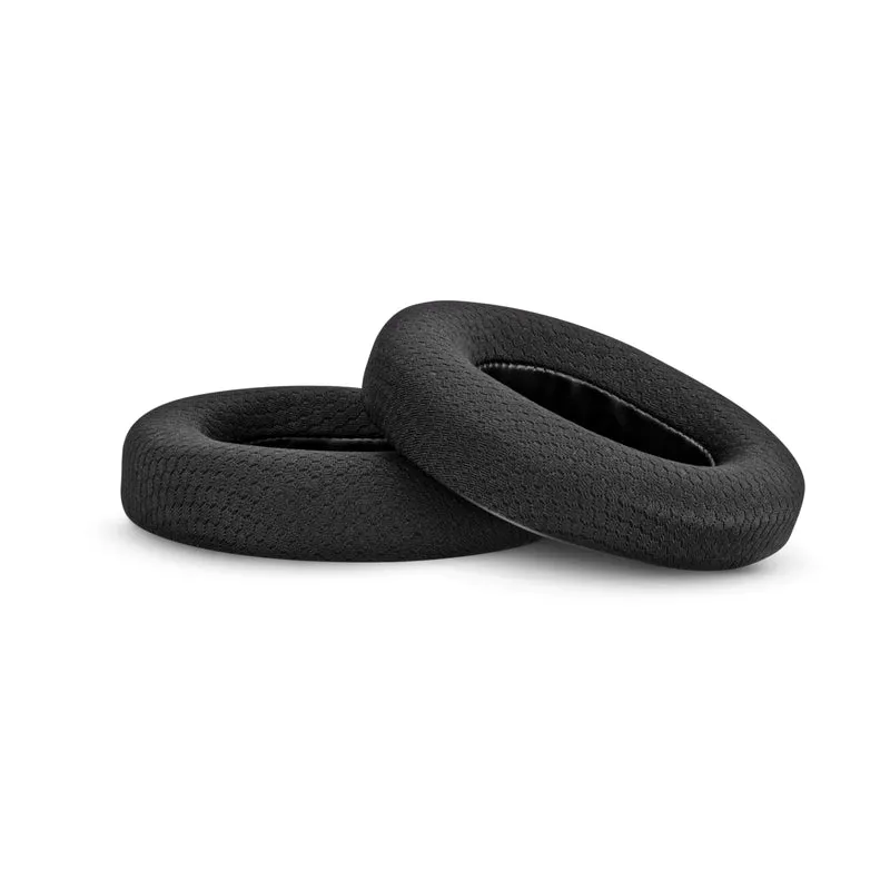 Stoff-Ohrpolster für Steelseries Arctis Nova Serie 1/P/X, 3, 5/P/X, 7/P/X, PRO & PRO für Xbox Headsets, atmungsaktives Mesh-Gewebe und hochwertiger Memory-Schaum