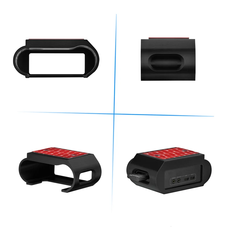 Untertischhalterung für SteelSeries Arctis Nova Pro Wireless, Nova Pro Omni & Nova Elite Basisstation – Sicherer Halt, einfache Montage mit Schrauben oder VHB-Klebeband