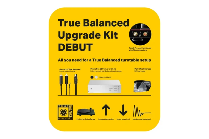 Pro-Ject Upgrade Set Debut Balanced, silber