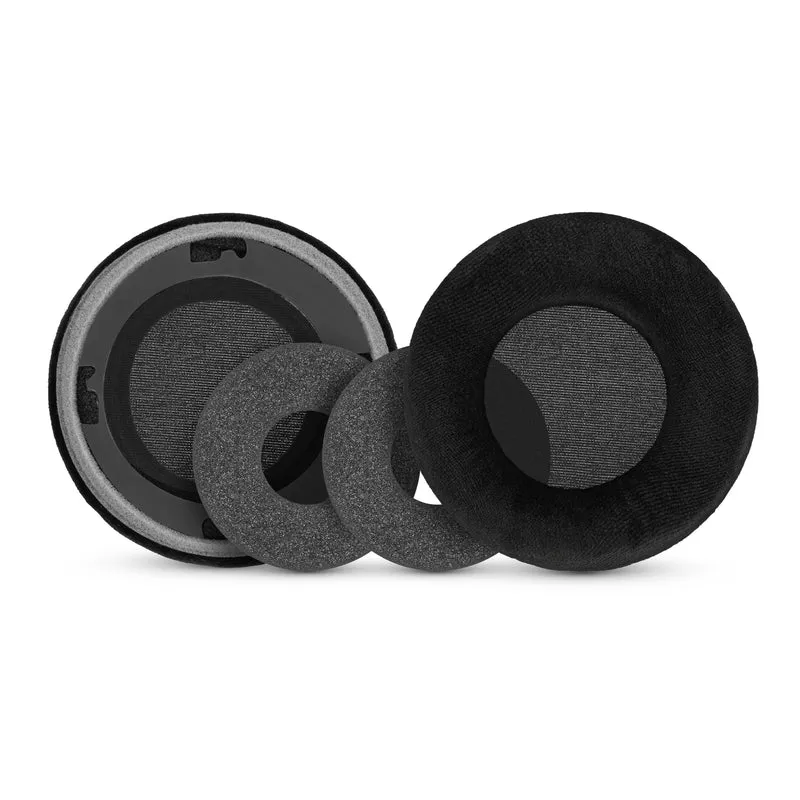 Ersatz-Ohrpolster für AKG K701, K702, Q701, K601, K612, K712 Kopfhörer – weicher Velours und Schaumstoff