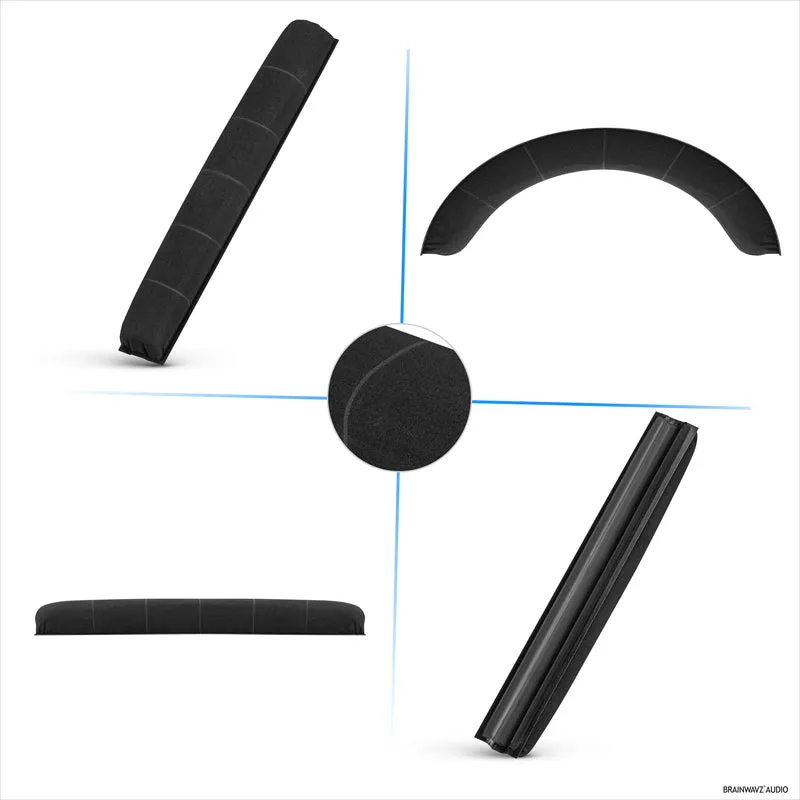 Ganti Kepala untuk Fon Kepala SENNHEISER HD700 - Kulit PU Lembut & Pad Kusyen Busa Memori