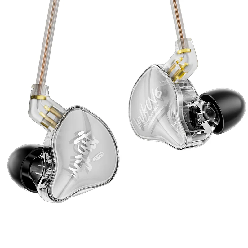 【KBEAR K01 Wukong PRO】 HiFi Gaming Earbuds – 10mm Dual-Magnetic Driver, Spatial Audio for FPS, 3.5mm Wired IEMs with Noise Isolation & Ergonomic Fit