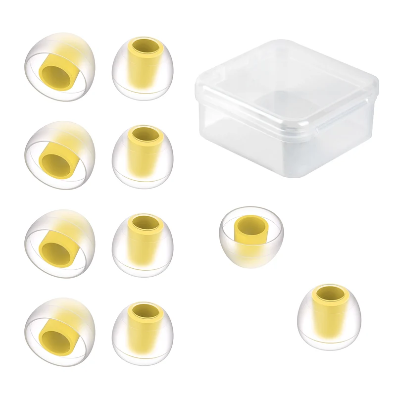 【KBEAR 07】 Silicone upgraded Eartips Noise Isolating Sound Improving with S/M/MS/L