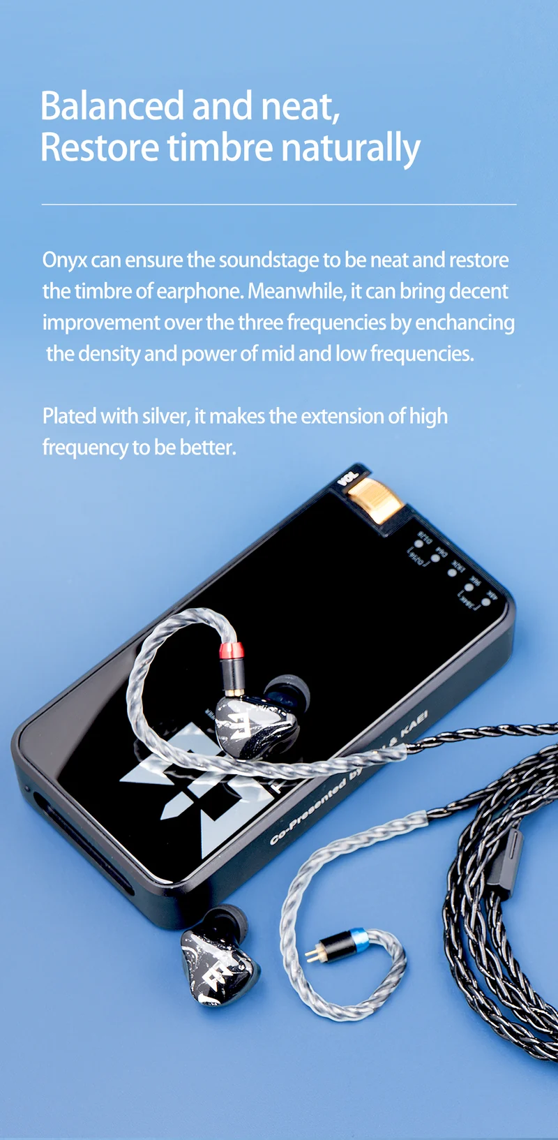 【TRI Onyx——Clearance】 6 Cores 6N Single Crystal Copper Silver-Plated Cable