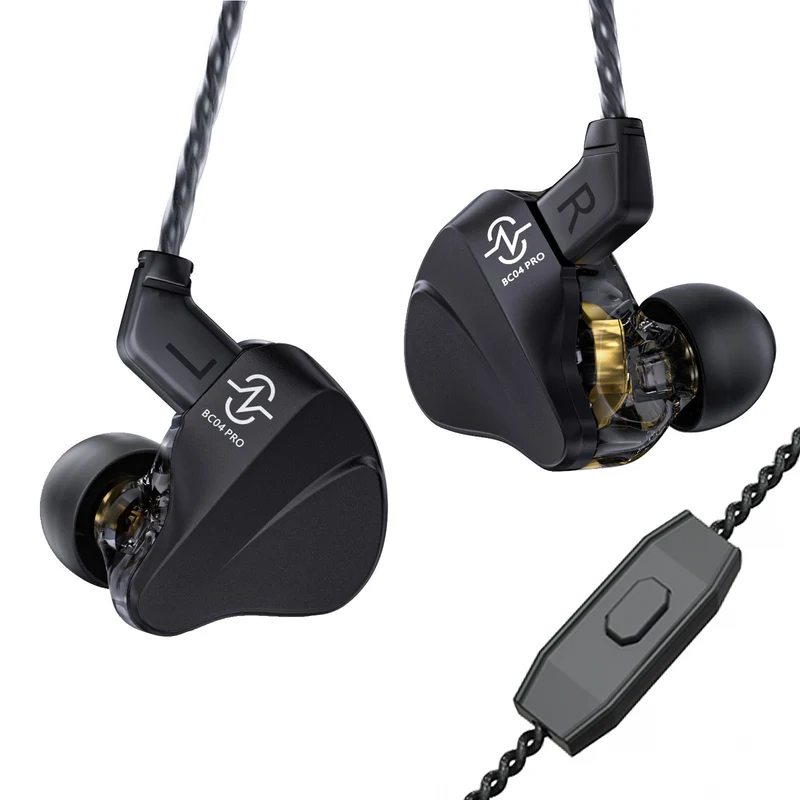 【CCZ BC04 PRO Duet——Clearance 】DD and BA Hybrid & High Dynamic In-ear IEM Earphones for Music