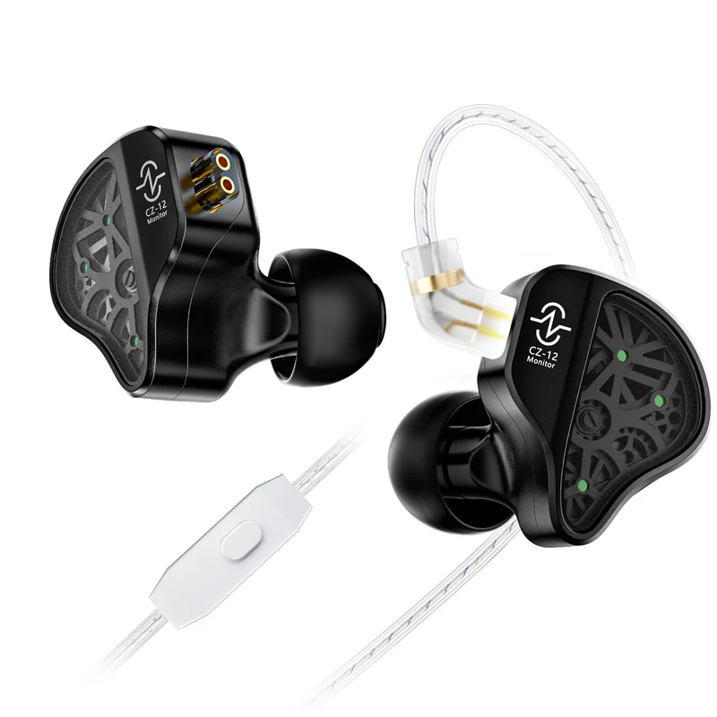 【CCZ CZ12 · TianGong Pro 】 Hybrid 1DD 5BA HiFi In-Ear Monitors – All-Metal Design, High Resolution, Immersive Sound for Audiophile, Gaming & Music