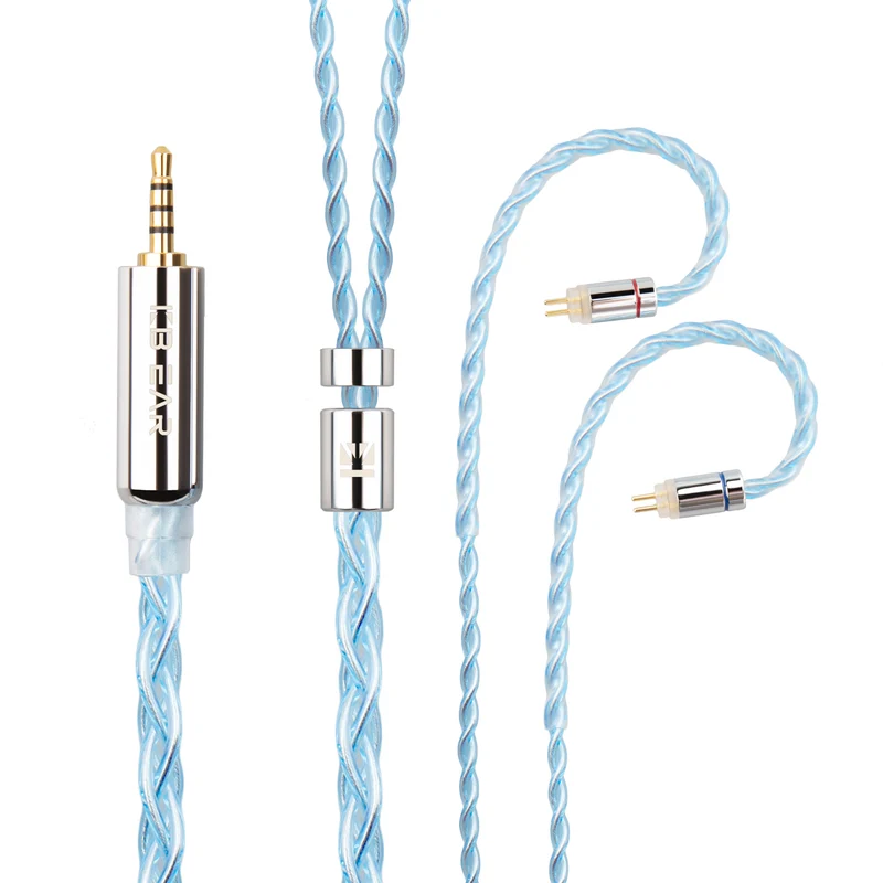 【KBEAR ST6——Clearance】4 Cores 4N Silver-plated OFC Upgraded Cables 1.2m Long