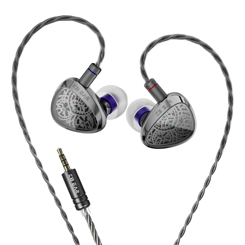 【KBEAR TB-X】 10mm CVD-Coated Carbon Fiber Diaphragm DD HiFi in-ear Earphones