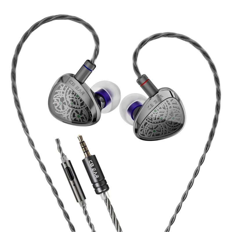 【KBEAR TB-X】 10mm CVD-Coated Carbon Fiber Diaphragm DD HiFi in-ear Earphones