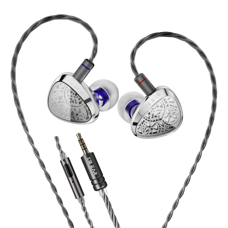 【KBEAR TB-X】 10mm CVD-Coated Carbon Fiber Diaphragm DD HiFi in-ear Earphones