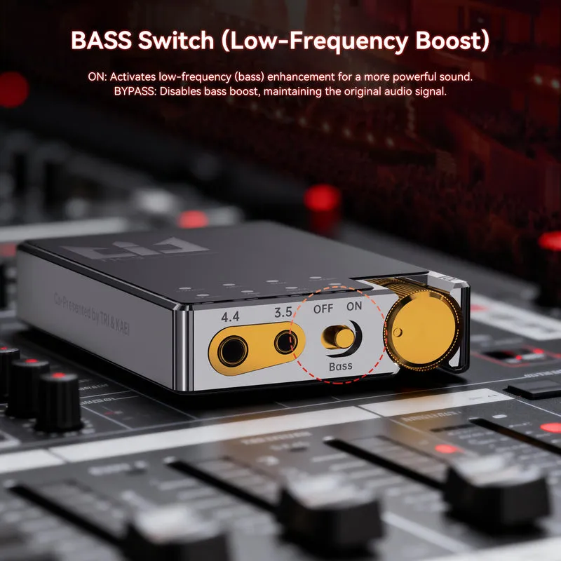 【TRI TK3】DAC/AMP Multi-functional Portable Audio DAC & Headphone Amplifier with USB/Bluetooth/Coaxial SPDIF Inputs