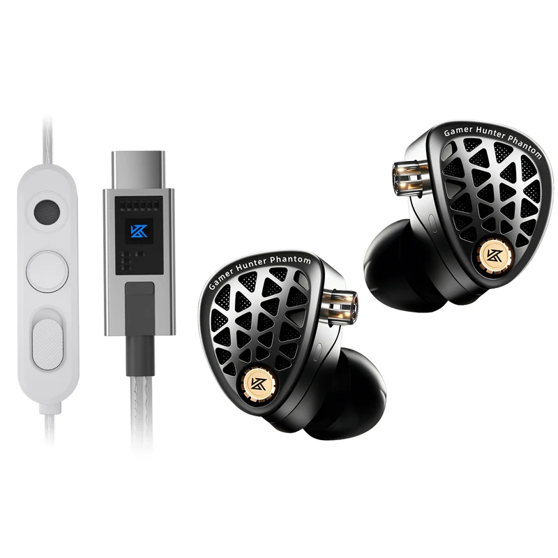【KZ Phantom】Hi-Fi Grade Flagship Esports Gaming IEMs Earbuds s – 2nd-Gen Ultra-Linear Dynamic Driver