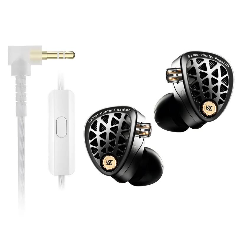 【KZ Phantom】Hi-Fi Grade Flagship Esports Gaming IEMs Earbuds s – 2nd-Gen Ultra-Linear Dynamic Driver