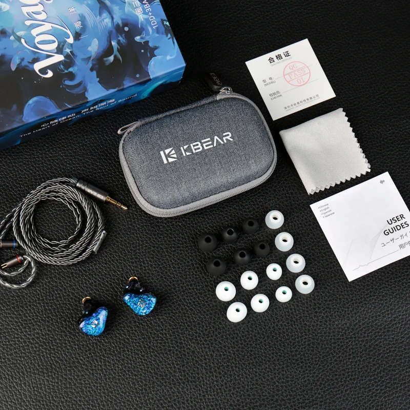 【KBEAR Voyages SR-8——Clearance】1DD+3BA Hybrid HiFi In Ear Earphones IEM Headphones