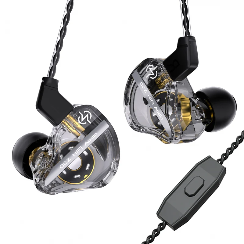 【CCZ DC01 Pro】10mm Dynamic Driver In Ear Monitor, Professional V-shape Tune