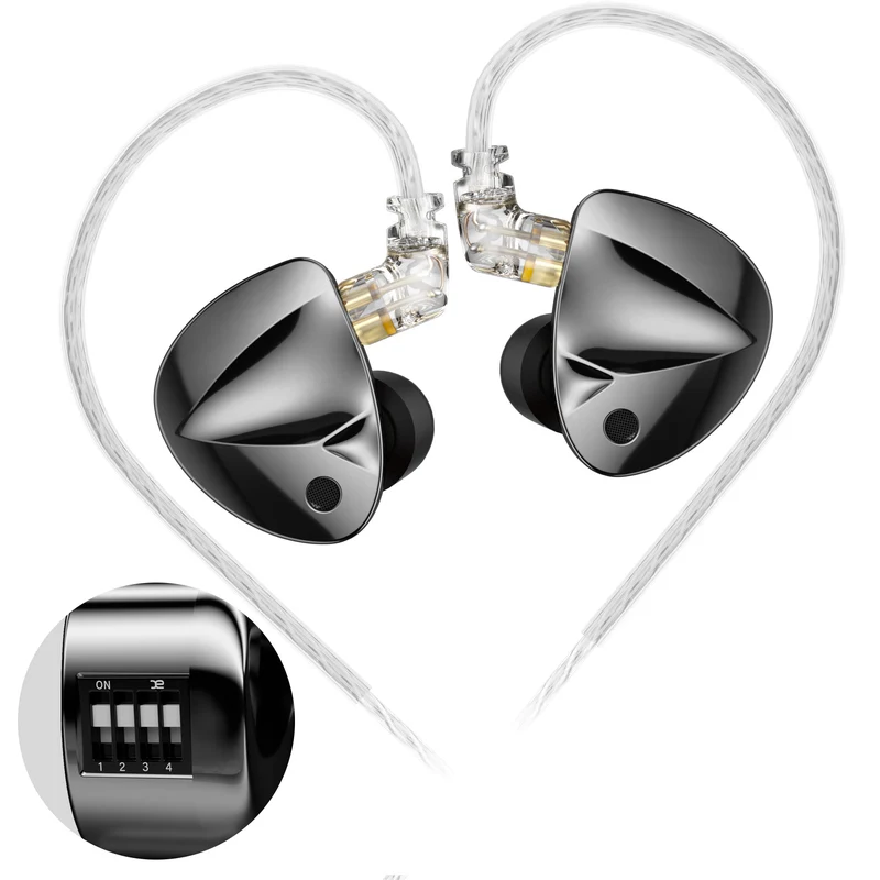 【KZ D-Fi】in Ear Monitor Headphone Dual Magnetic Circuit Dual Cavity Dynamic Wired Earbud HiFi IEM