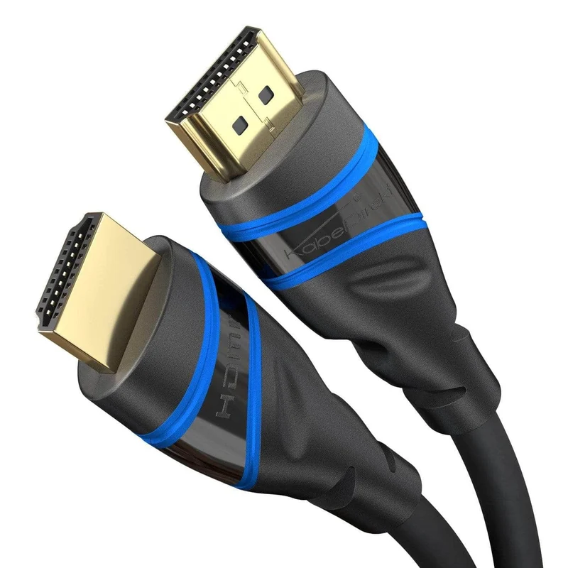 KabelDirekt 8K Ultra High Speed HDMI 2.1 Kabel – 48G, 8K@60Hz, offiziell getestet und lizenziert