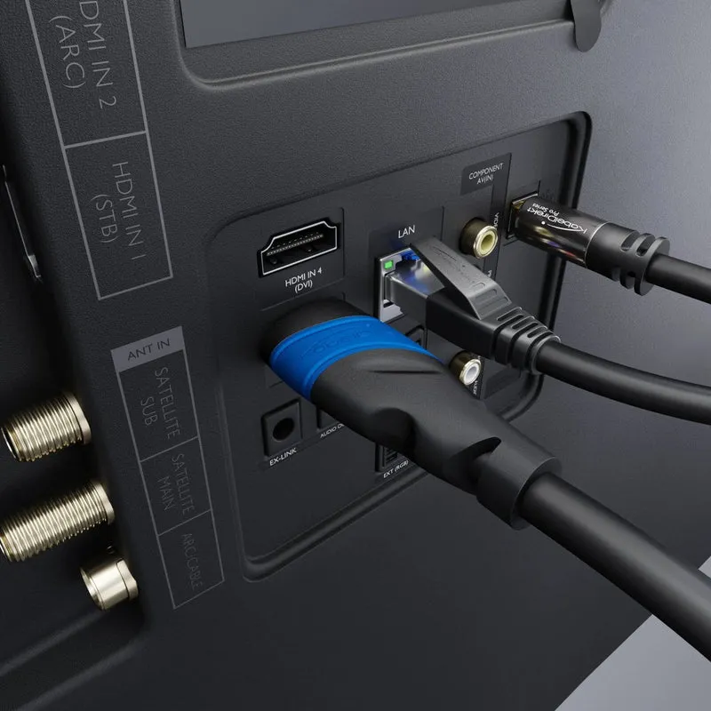 KabelDirekt 4K High Speed HDMI 2.0b Kabel – mit Ethernet, 4K/8K, 3D, ARC, HDR