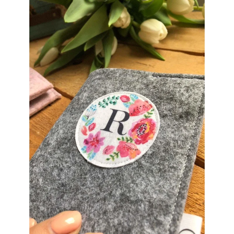 Reisepasshülle personalisiert | Monogramm | Passhülle mit Namen | Reisepass Hülle individuell
