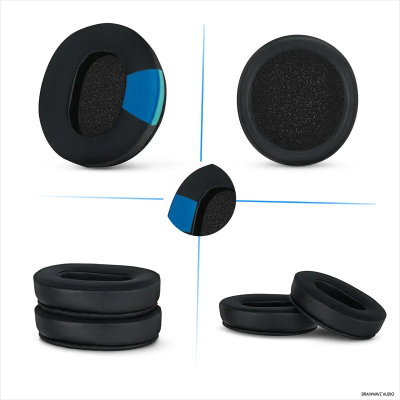 Hybrid-Ohrpolster für Razer Kraken PRO V3-Kopfhörer, Cool Gel, PU-Leder und dicker Memory Foam