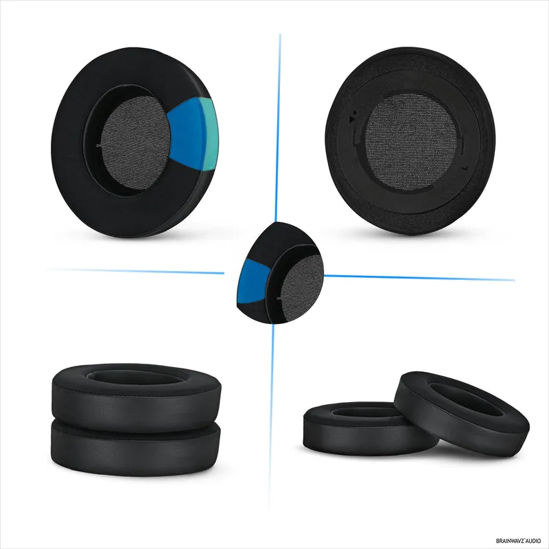 Hybrid-Ohrpolster für Razer Kraken PRO V2 7.1-Kopfhörer, cooles Gel, PU-Leder und dicker Memory-Schaum