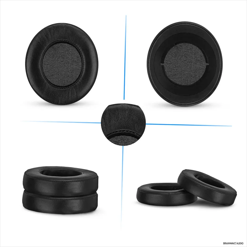 Schaffell-Ohrpolster für Razer Kraken PRO V2 7.1 Kopfhörer, weiches Echtleder, Memory Foam