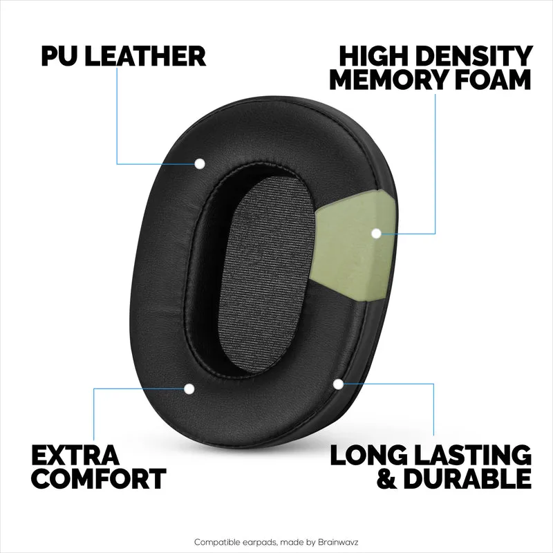 Ersatz-Ohrpolster für Sony WH-L600-Kopfhörer, PU-Leder, Memory Foam für zusätzlichen Komfort