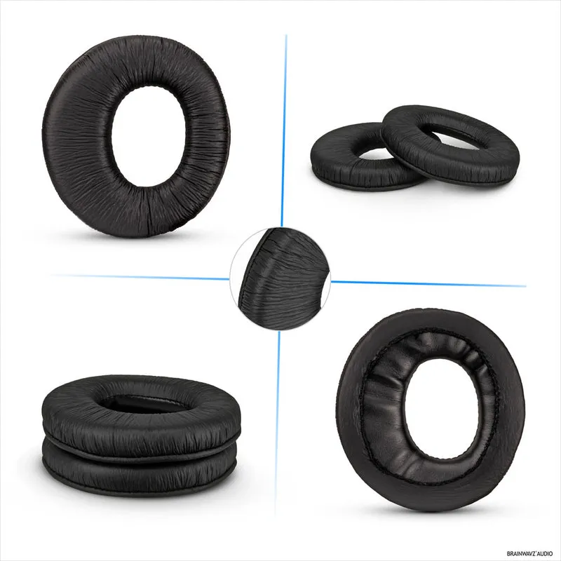 Pad Telinga Kulit Gantian untuk Alat dengar Sony RF985R, RF960R, RF960RK, RF970, RF970RK, RF925RK, RF865, RF865R, RF865RK, RF860, RF860F