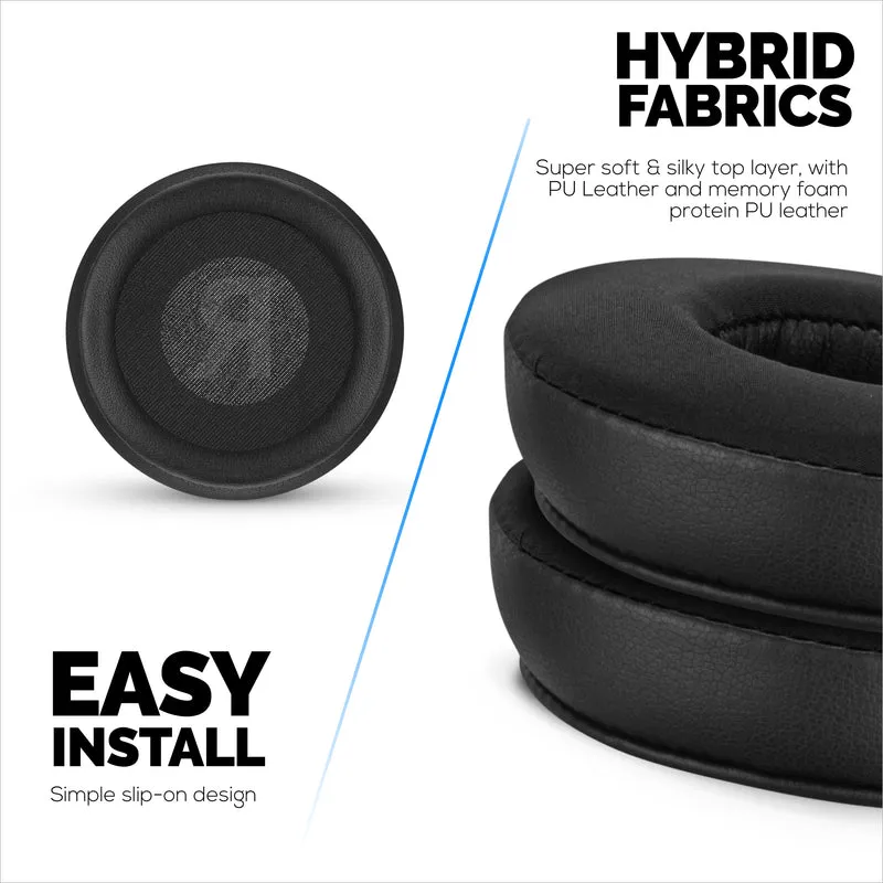 Pad Telinga Hibrid untuk Fon Kepala JBL JR300BT, TUNE 500, 510BT, 600BTNC, Gel Sejuk, Fabrik Super Lembut, Kulit PU & Busa Memori Lebih Tebal