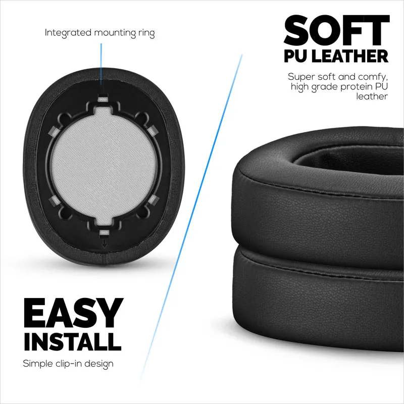 Pad Telinga Gantian untuk Fon Kepala JBL 500BT - Kusyen Telinga Kulit PU & Busa Memori