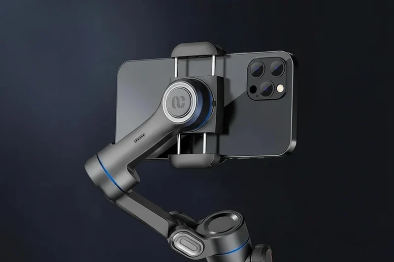 AOCHUAN 3-Achsen Handheld Gimbal Stabilizer – SmartXE für iPhone & Android mit KI-Gesichtserkennung